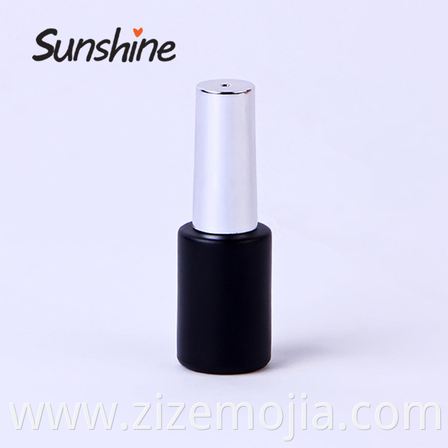 Empty UV Gel Glass Container 12ml-15ml Nail Polish Bottle With Brush